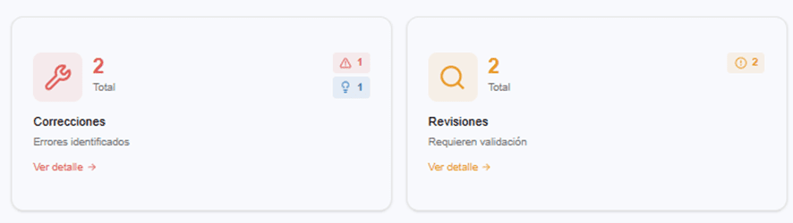 Gestión de incidencias contables — TRIBUC